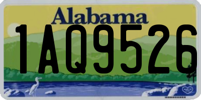 AL license plate 1AQ9526