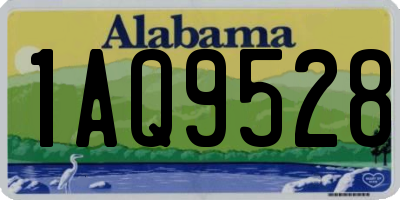AL license plate 1AQ9528