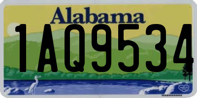AL license plate 1AQ9534