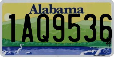 AL license plate 1AQ9536