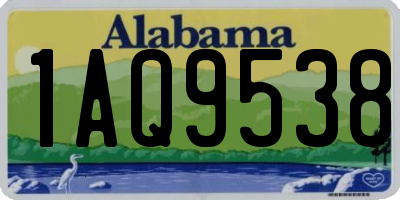 AL license plate 1AQ9538