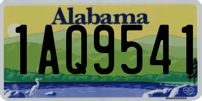 AL license plate 1AQ9541