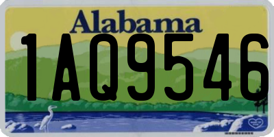 AL license plate 1AQ9546