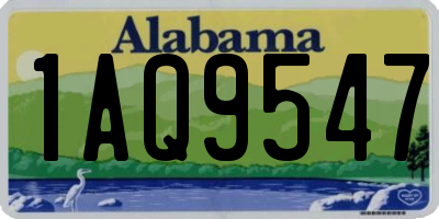 AL license plate 1AQ9547
