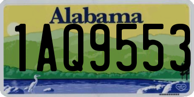 AL license plate 1AQ9553