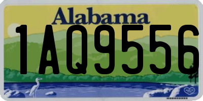 AL license plate 1AQ9556