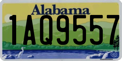 AL license plate 1AQ9557