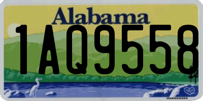 AL license plate 1AQ9558
