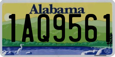 AL license plate 1AQ9561