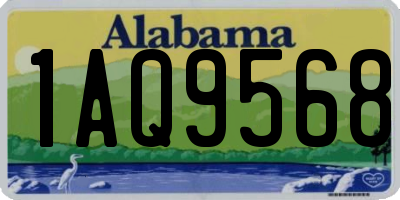 AL license plate 1AQ9568