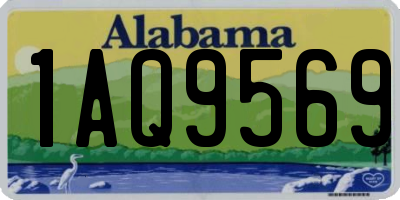 AL license plate 1AQ9569