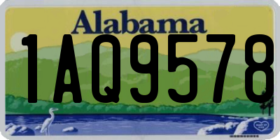 AL license plate 1AQ9578