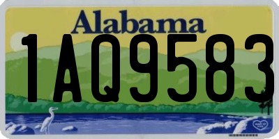 AL license plate 1AQ9583