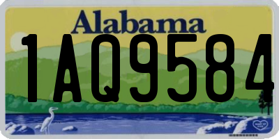 AL license plate 1AQ9584