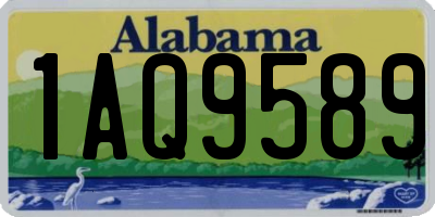 AL license plate 1AQ9589