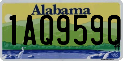 AL license plate 1AQ9590