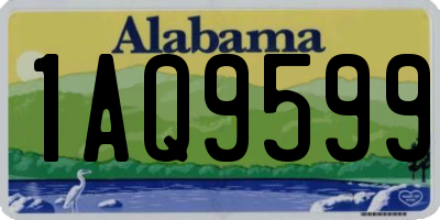AL license plate 1AQ9599