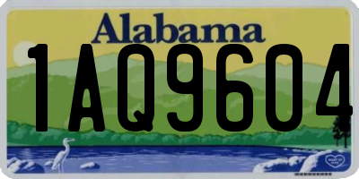 AL license plate 1AQ9604