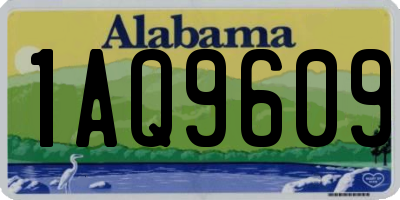 AL license plate 1AQ9609