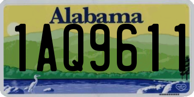 AL license plate 1AQ9611