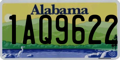 AL license plate 1AQ9622