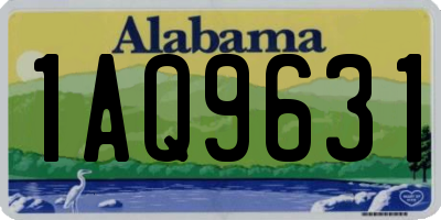AL license plate 1AQ9631