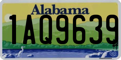 AL license plate 1AQ9639