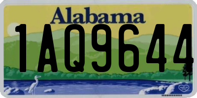 AL license plate 1AQ9644