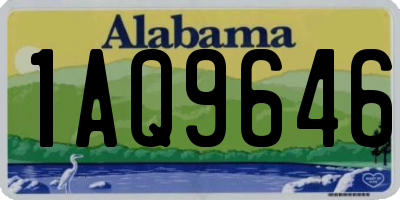 AL license plate 1AQ9646