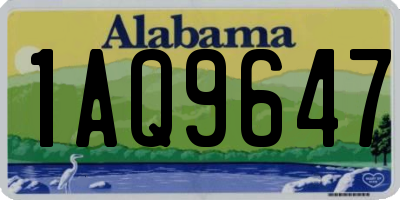 AL license plate 1AQ9647