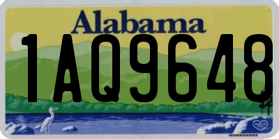 AL license plate 1AQ9648