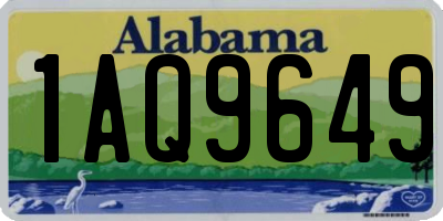AL license plate 1AQ9649