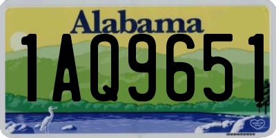 AL license plate 1AQ9651