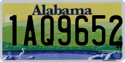 AL license plate 1AQ9652