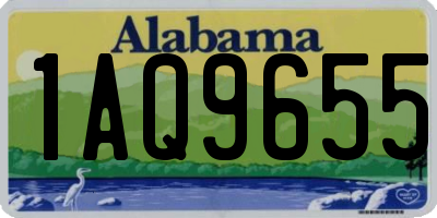AL license plate 1AQ9655