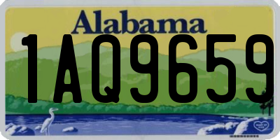 AL license plate 1AQ9659