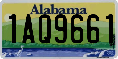 AL license plate 1AQ9661