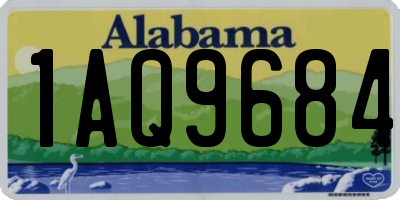 AL license plate 1AQ9684