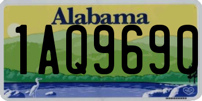 AL license plate 1AQ9690