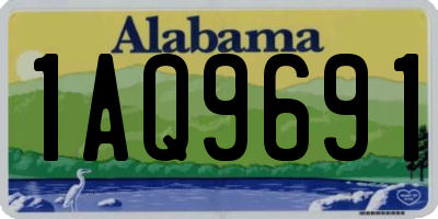 AL license plate 1AQ9691