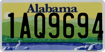 AL license plate 1AQ9694