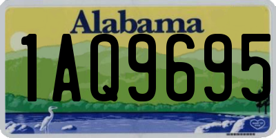 AL license plate 1AQ9695