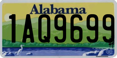 AL license plate 1AQ9699
