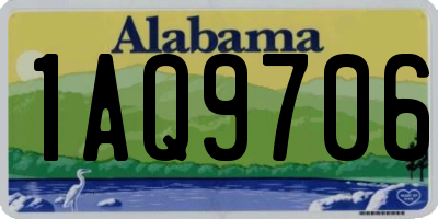 AL license plate 1AQ9706