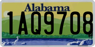 AL license plate 1AQ9708