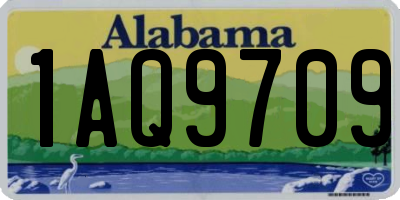 AL license plate 1AQ9709