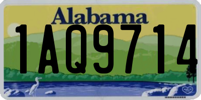 AL license plate 1AQ9714