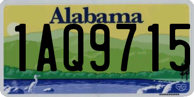 AL license plate 1AQ9715
