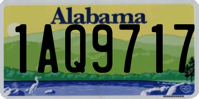 AL license plate 1AQ9717