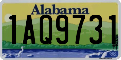 AL license plate 1AQ9731